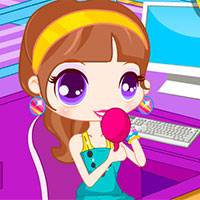Игра Офис для девочек Игра Офис для девочек онлайн