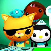 Игра Октонафты: раскраска отважных ребят Игра Октонафты: раскраска отважных ребят