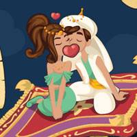 Игра Поцелуи с Алладином Игра Поцелуи с Алладином