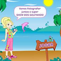 Игра Полли на шоу дельфинов Игра Полли на шоу дельфинов онлайн