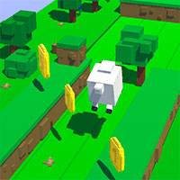 Игра Прыгающая овечка Игра Прыгающая овечка