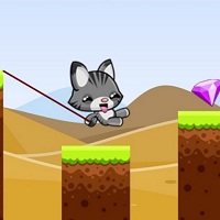 Игра Прыгающий котик Игра Прыгающий котик онлайн