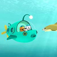 Игра Раскраска: октонафты в батискафе Игра Раскраска: октонафты в батискафе