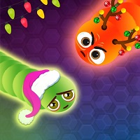 Игра Рождественская змейка Игра Рождественская змейка