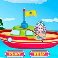Игра Рыбалка Барби Игра Рыбалка Барби