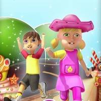 Игра Шарлотта Земляничка бег 3д Игра Шарлотта Земляничка бег 3д