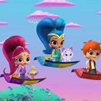 Игра Шиммер и Шайн: гонки на коврах Игра Шиммер и Шайн: гонки на коврах