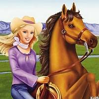 Игра Cкачки на Лошадях Барби Игра Cкачки на Лошадях Барби