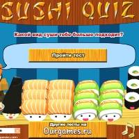 Игра Смешной суши тест для девочек Игра Смешной суши тест для девочек