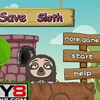 Игра Спаси ленивца Игра Спаси ленивца онлайн