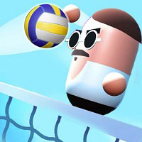 Игра Спорт волейбол для двоих Игра Спорт волейбол для двоих