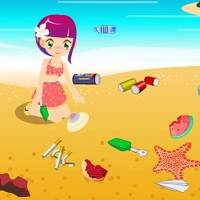 Игра Стар Дарлингс: уборка пляжа Игра Стар Дарлингс: уборка пляжа