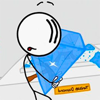 Игра Стикмен кража алмаза Игра Стикмен кража алмаза онлайн
