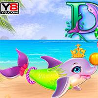 Игра Уход за дельфинёнком Игра Уход за дельфинёнком