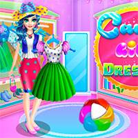 Игра Укрась девочку конфетку Игра Укрась девочку конфетку