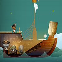 Игра Веселые пираты Игра Веселые пираты онлайн