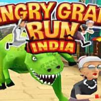 Игра Злая бабушка бежит в Индии Игра Злая бабушка бежит в Индии