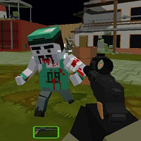 Игра Зомби Блокс Игра Зомби Блокс онлайн