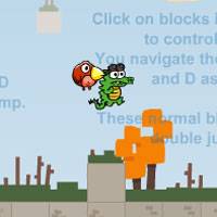 Игра Классный Крокодил и Птичка Игра Классный Крокодил и Птичка онлайн