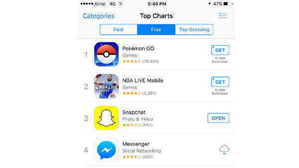 Pokemon Go на iOS Pokemon Go на iOS