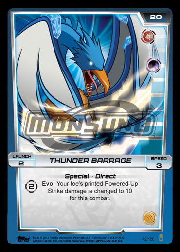 Карта Thunder Barrage Карта Thunder Barrage
