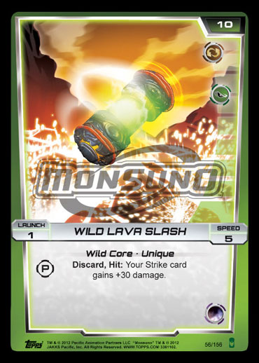 Карта Wild Lava Slash Карта Wild Lava Slash