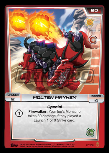 Карта Molten Mayhem Карта Molten Mayhem