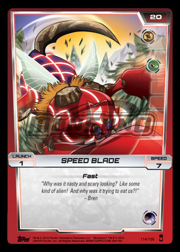 Карта Speed Blade Карта Speed Blade