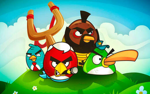 Angry birds спасти новый год