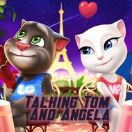 Игра Анжела и Том: раскраски