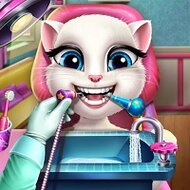 Игра Анжела у стоматолога