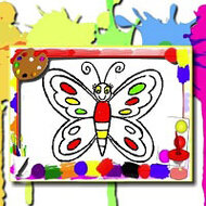 Игра Бабочки раскраски