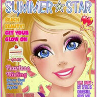Игра Барби: макияж для обложки журнала
