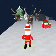 Игра Бег Санта-Клауса 3Д