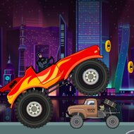 Игра Бэтмен на монстр-траке Игра Бэтмен на монстр-траке