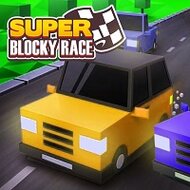 Игра Блочная супер гонка Игра Блочная супер гонка