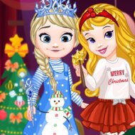 Игра Чудесное Рождество маленьких принцесс