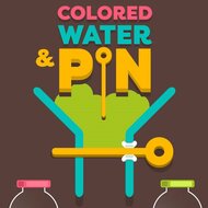 Игра Цветная вода и булавки