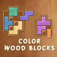 Игра Цветные деревянные блоки