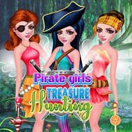 Игра Девочки-пираты в поисках сокровищ