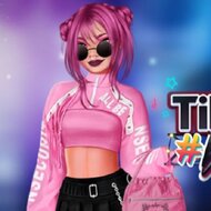 Игра Дивы ТикТока: розовый и черный