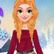 Игра Дизайн зимних свитеров для принцесс