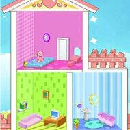 Игра Для девочек строить дома и комнаты
