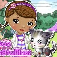 Игра Доктор Плюшева лечить животных Игра Доктор Плюшева лечить животных