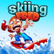 Игра Фред на лыжах