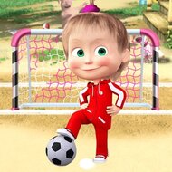 Игра Футбол с Машей и Медведем