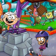 Игра Гольф с мультяшками Никелодеон Игра Гольф с мультяшками Никелодеон