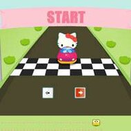 Игра Гонки Хелло Китти Игра Гонки Хелло Китти