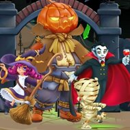 Игра Хэллоуин: пазлы делюкс Игра Хэллоуин: пазлы делюкс
