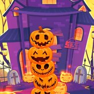 Игра Хэллоуин: тыквенная башня Игра Хэллоуин: тыквенная башня